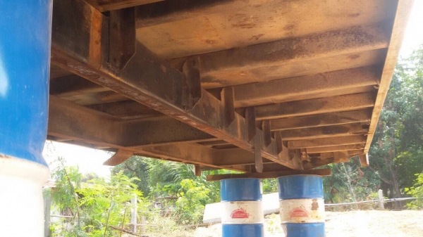 ขาย 25,000บาท กระบะ6ล้อใหญ่ยาว5.80ม.กว้าง2.40ม.คัชซี75ซ.ม