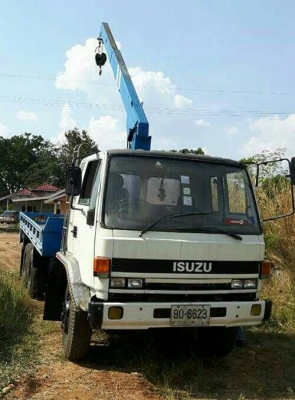 สิบล้อ 2เพา อีซูซุ Jcm195 สโลส 2เพา ติดเครน3ตัน ช่วงยาว6.50ม สภาพพร้อมใช้งาน ทะเบียนพร้อมโอน