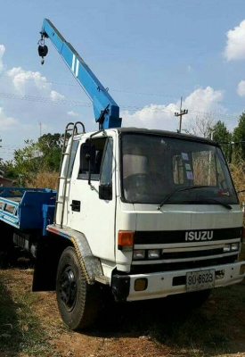 สิบล้อ 2เพา อีซูซุ Jcm195 สโลส 2เพา ติดเครน3ตัน ช่วงยาว6.50ม สภาพพร้อมใช้งาน ทะเบียนพร้อมโอน