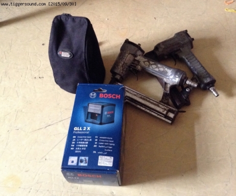 เลเซอร์ถ่ายระดับนำ้ BLACK DECKER และ BOSCH GLL2X ปืนไฟฟ้า ปืนลม ขายเหมา3500ไปเลย