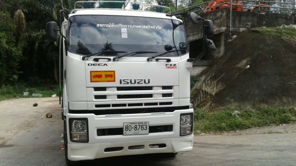 ขายรถบรรทุก 10 ล้อดัมพ์ ISUZU DECA 360 แรงม้าปี 2556 ไมล์ 6 หมื่นกว่า ราคา 2450000