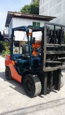 +++ ขายโฟล์คลิฟท์ TOYOTA 8FD30 ขนาด 3 ตัน เครื่องยนต์ดีเซล เสา 3 เมตร เกียร์ออโตเมติค งาสไลด์ ยางตัน +++ ขายโฟล์คลิฟท์ TOYOTA 8FD30 ขนาด 3 ตัน เครื่องยนต์ดีเซล เสา 3 เมตร เกียร์ออโตเมติค งาสไลด์ ยางตัน