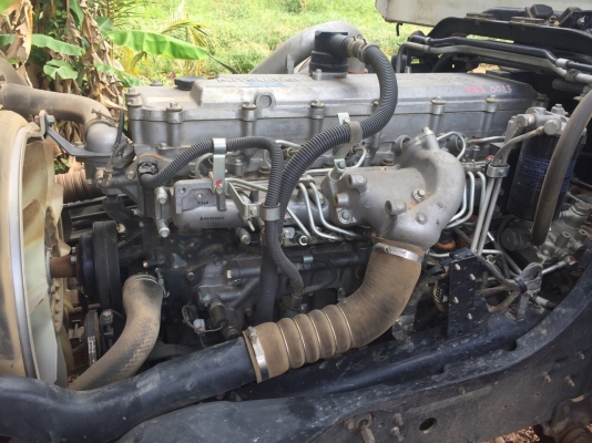 ขายดาวน์รถ 10 ล้อดัมพ์ MITSUBISHI 270 แรงม้าปี 2558 ไมล์ 25458 ขายดาวน์ 380000