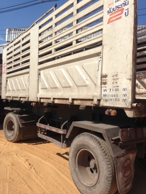 ขายรถบรรทุก 18 ล้อพ่วงแม่ลุกดัมพ์ ISUZU ROCKY 240 แรงม้านางฟ้าแท้ ลูกพ่วงสามมิตร 2 เพลา ราคา 1400000