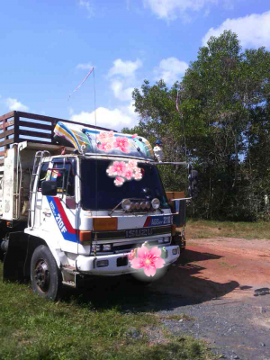 ขายรถบรรทุก 18 ล้อพ่วงแม่ลูกดัมพ์ ISUZU ROCKY 210 แรงม้าเกียร์ฟูลเลอร์ ลูกพ่วงสามมิตร 2 เพลา ราคา 1150000