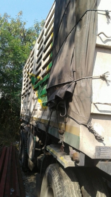 ขายรถบรรทุก 22 ล้อพ่วงแม่ลูกดัมพ์ HINO MEGA 344 แรงม้าปี 2553 ลูกพ่วง 3 เพลา ราคา 2200000