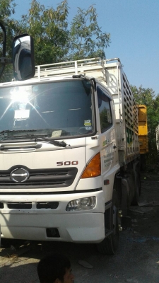 ขายรถบรรทุก 22 ล้อพ่วงแม่ลูกดัมพ์ HINO MEGA 344 แรงม้าปี 2553 ลูกพ่วง 3 เพลา ราคา 2200000