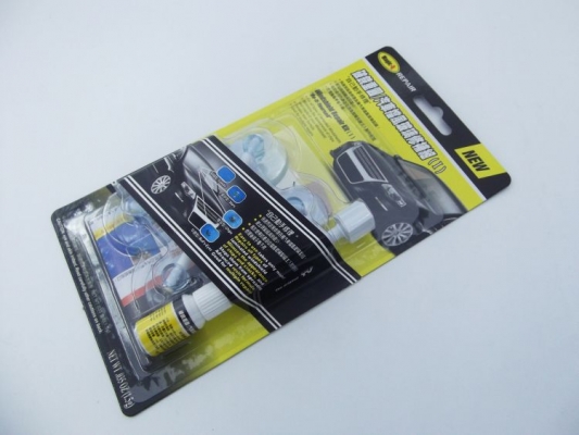 กระจกรถยนต์ร้าว โดนสะเก็ดหิน ซ่อมได้ด้วยตัวเองง่าย กับชุดซ่อม Windshield Repair Kit
