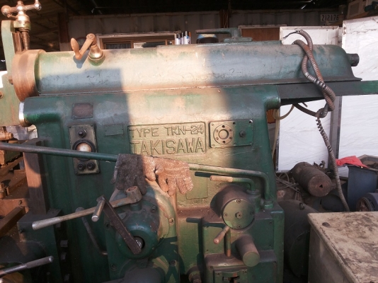ขายเครื่องไสเหล็ก ขนาด 24 นิ้ว TAKISAWA พร้อมใช้งาน