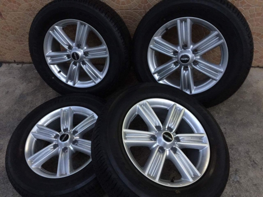 ขายล้อแม็กพร้อมยางขอบ18 ถอดป้ายแดง ชุดละ 27,000 บาท  ถูกๆๆ
