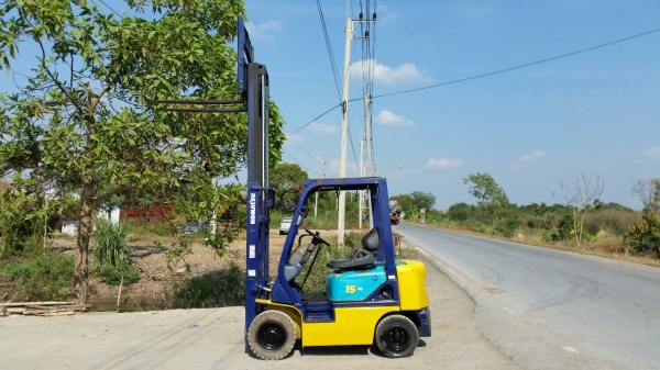 ขายด่วนรถยก KOMATSU FG15-16ยก1.5ตันเสาสูง3เมตรยางตัน4เส้นรถนอกนำเข้ายังไม่เคยใช้งานในเมืองไทยเลย=รุ่นใหม่ขายถูกๆ