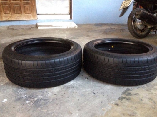 ขายยาง goodyear 225 45 17 ปี12 ดอกหนา สภาพสวย ไม่บวม ไม่มีปะ ไม่มีแตกลายงา 1คู่ ราคา1800บาท รับประกันยางทุกเส้นยินดีคืนเงิน โทร0924462525โส กทม