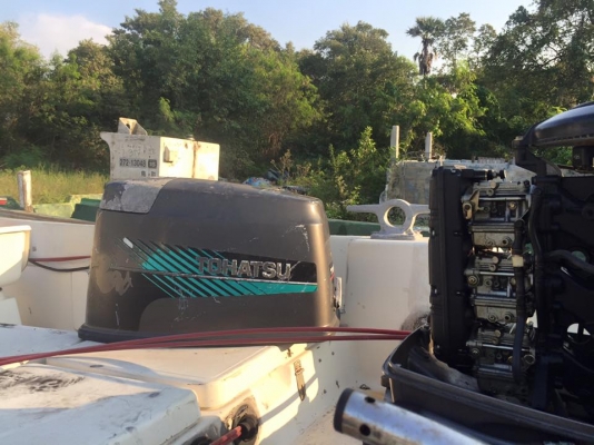 ขายเรือ นิสสัน 19 ฟุตพร้อมเครื่องโตฮัทสุ 50 แรง