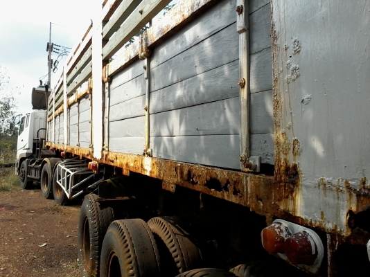 ขายหางเซมิไม่ดั้ม ยาว12.50 สภาพพร้อมใช้งาน หางสามเพลา เอกสารภาษีไม่ขาดพร้อมโอน