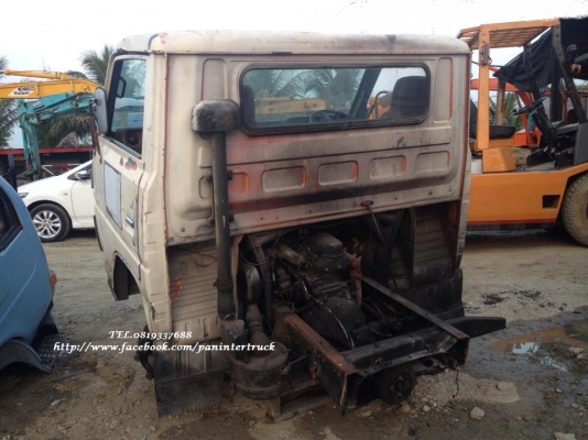 FROM JAPAN*หัวเก๋งพร้อมเครื่องยนต์* รถบรรทุก6ล้อกลาง MITSUBISHI CANTER:ชุดหม้อน้ำพร้อมเครื่องยนต์4D31ตัดด้านหลังคัสซีมา- มีใบคุมเครื่อง