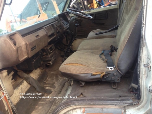 FROM JAPAN*หัวเก๋งพร้อมเครื่องยนต์* รถบรรทุก6ล้อกลาง MITSUBISHI CANTER:ชุดหม้อน้ำพร้อมเครื่องยนต์4D31ตัดด้านหลังคัสซีมา- มีใบคุมเครื่อง