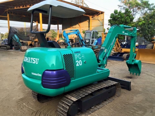 ขายรถขุดแบคโฮ KOMATSU Pc20-7  เครื่องแน่น ปั๊มแรง ระบบไว (แทรคเหล็ก) รถพร้อมใช้งาน  (เอกสารใบอินวอยครบ)