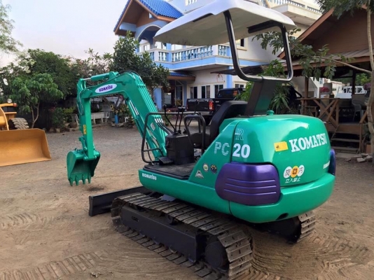 ขายรถขุดแบคโฮ KOMATSU Pc20-7  เครื่องแน่น ปั๊มแรง ระบบไว (แทรคเหล็ก) รถพร้อมใช้งาน  (เอกสารใบอินวอยครบ)