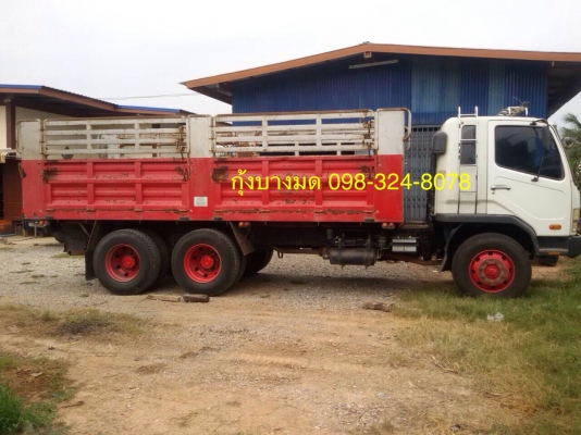 ขายรถบรรทุกไม่ดัมพ์ Mitsubishi M5 FN627 เครื่อง 6d16 turbo inter - 240 แรง 2 เพลา ปี 51 รถล่องไม่ดัมพ์ ยางเต็ม ทะเบียนพร้อม