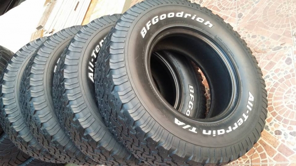 ขายยาง bf  265/75/16  จำนวน 1 ชุดครับ 2800 บาท