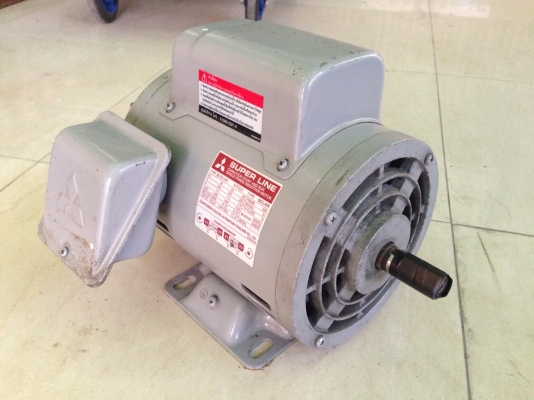ขายมอเตอร์ mitsubishi 1HP. 220V SCL-KR ไฟบ้าน สภาพสวยเดิมๆ วิ่งนิ่ม พร้อมใช้งาน
