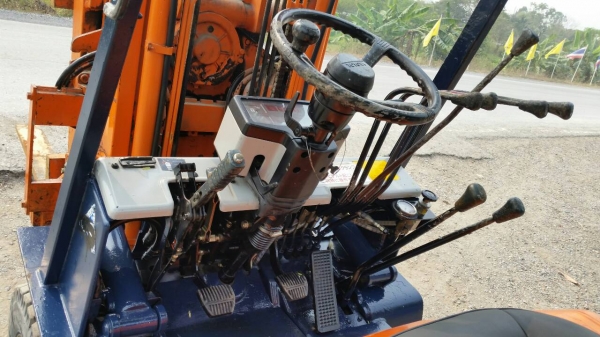 ขายด่วนรถยก TOYOTA 5FGยก2.5ตันเสาสูง3เมตรงาหนีบหมูนได้360องศารถนอกเพิ่งเข้ามายังไม่เคยใช้งานในเมืองไทยเลย=รุ่นใหม่ขายถูกๆๆ