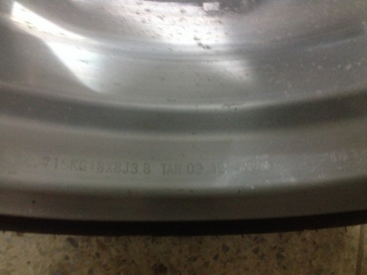 ล้อญี่ปุ่นเเท้ RD SPORT 18กว้าง8อ๊อฟ38 5รู108เก่าญี่ปุ่นเเท้สภาพตามรูปเดิมๆ