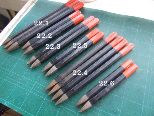 เหล็กสกัด Z mark จากประเทศญี่ปุ่นครับ มีมาหลายขนาดครับ