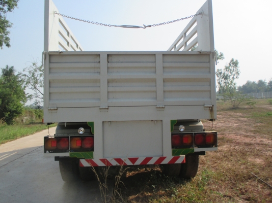 หางพ่วง 3เพลา ไม่ดั้ม สีขาว พร้อมใช้งาน