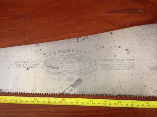 ขายเลื่อยลันดา Vintage Spear &amp; Jackson ขนาดใบ 24" ฟัน 7