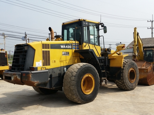 มาใหม่ !! ขายรถตักล้อยาง WA430-6 ยี่ห้อ KOMATSU นำเข้าจากต่างประเทศแท้ 100\% สภาพสวย ไม่เคยใช้งานในไทย มาใหม่ !! ขายรถตักล้อยาง WA430-6 ยี่ห้อ KOMATSU นำเข้าจากต่างประเทศแท้ 100\% สภาพสวย ไม่เคยใช้งานในไทย