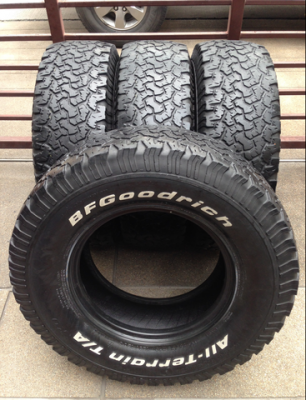 ยาง All BF goodrich 265 75 16 ดอกดีไม่มีปะ พร้อมใช้งาน ราคาไม่แพง