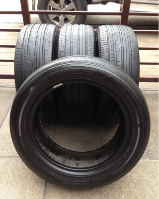 ยาง Nitto 225 55 17 ปี12 ดอกเต็ม พร้อมใช้งาน ราคาไม่แพง