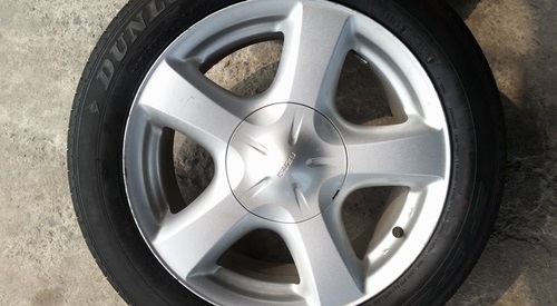 ขายล้อแม็กISUZU V Cross17ยาง215/55/17  ปี13 4 ล้อ