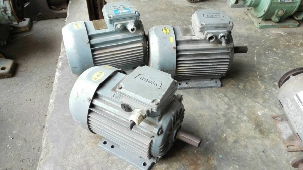 ==== เหลือ 2 ตัว ==== มอเตอร์ Elektrim Europe 2 HP. 380V. 1450 RPM. มา 3 ตัว. สภาพใหม่ สวย ทน อึด พร้อมใช้งาน.