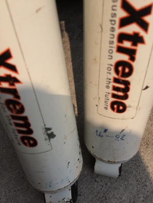 ขายโช๊ค amada xreme  ยุบสุด 16 นิ้ว ยืดสุด 22 นิ้ว  080-568-5540 ป้อมครับ