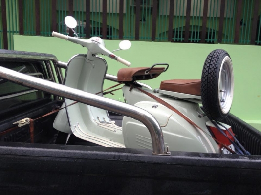 เอเซียเวสป้า---->>จัดส่งรถvespa สปริ้นคุณหนึ่ง ที่ส่งมาบิ้วใหม่ให้ถึงมือที่โคราช เรียบร้อย