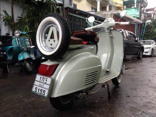 เอเซียเวสป้า---->>จัดส่งรถvespa สปริ้นคุณหนึ่ง ที่ส่งมาบิ้วใหม่ให้ถึงมือที่โคราช เรียบร้อย