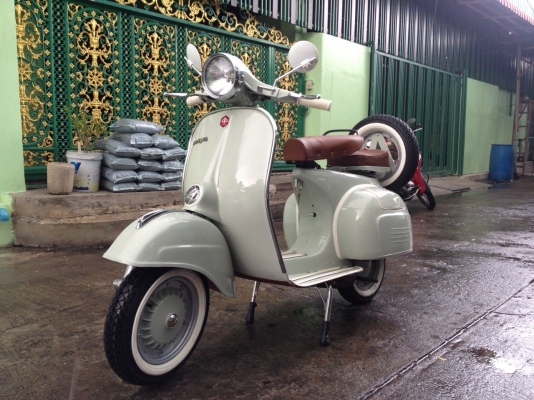 เอเซียเวสป้า---->>จัดส่งรถvespa สปริ้นคุณหนึ่ง ที่ส่งมาบิ้วใหม่ให้ถึงมือที่โคราช เรียบร้อย