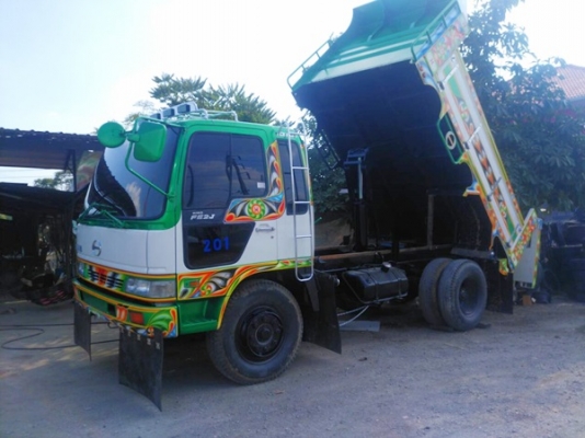 ขายรถบรรทุกหกล้อดั้มฮีโน่FE2J เครื่อง JO8C- 220 แรงม้าเครื่องสุดยอด