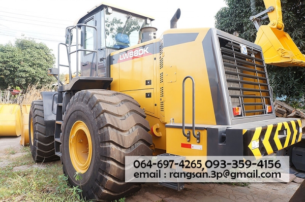 ขายรถตักล้อยางใหม่ XCMG รุ่น LW880K บุ้งกี๋ 5 คิว