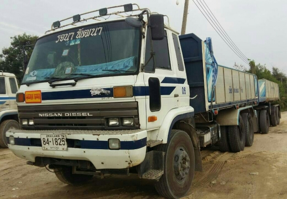 จองแล้ว (รับมัดจำเรียบทั้ง3พ่วง) ลูกค้าสุดยอดมากๆ สิบล้อ นิสัน UD CWM 430W 230ปี40 แม่ลูก 3คาน ดั้มมีเนียม สภาพนางฟ้าสวยจัดเดิมบางทั้งคัน เล่มทะเบียนพร้อมโน มี4พ่วง