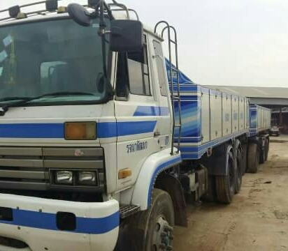 จองแล้ว (รับมัดจำเรียบทั้ง3พ่วง) ลูกค้าสุดยอดมากๆ สิบล้อ นิสัน UD CWM 430W 230ปี40 แม่ลูก 3คาน ดั้มมีเนียม สภาพนางฟ้าสวยจัดเดิมบางทั้งคัน เล่มทะเบียนพร้อมโน มี4พ่วง