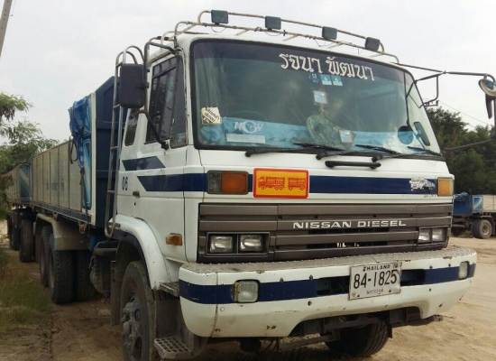 จองแล้ว (รับมัดจำเรียบทั้ง3พ่วง) ลูกค้าสุดยอดมากๆ สิบล้อ นิสัน UD CWM 430W 230ปี40 แม่ลูก 3คาน ดั้มมีเนียม สภาพนางฟ้าสวยจัดเดิมบางทั้งคัน เล่มทะเบียนพร้อมโน มี4พ่วง