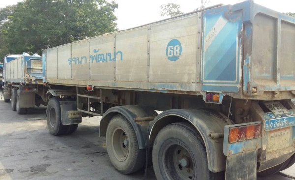 จองแล้ว (รับมัดจำเรียบทั้ง3พ่วง) ลูกค้าสุดยอดมากๆ สิบล้อ นิสัน UD CWM 430W 230ปี40 แม่ลูก 3คาน ดั้มมีเนียม สภาพนางฟ้าสวยจัดเดิมบางทั้งคัน เล่มทะเบียนพร้อมโน มี4พ่วง