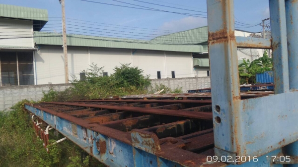 (มี5หางขายเหมา)หางพื้นเรียบยาว12ม.2คาน..เล่มพร้อม4หาง สภาพดีใช้ได้ สีไม่สวย แค่จอดไว้..ขายเหมา 600000.