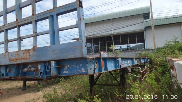 (มี5หางขายเหมา)หางพื้นเรียบยาว12ม.2คาน..เล่มพร้อม4หาง สภาพดีใช้ได้ สีไม่สวย แค่จอดไว้..ขายเหมา 600000.