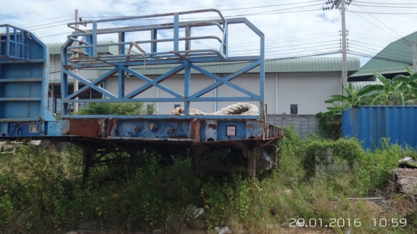 (มี5หางขายเหมา)หางพื้นเรียบยาว12ม.2คาน..เล่มพร้อม4หาง สภาพดีใช้ได้ สีไม่สวย แค่จอดไว้..ขายเหมา 600000.