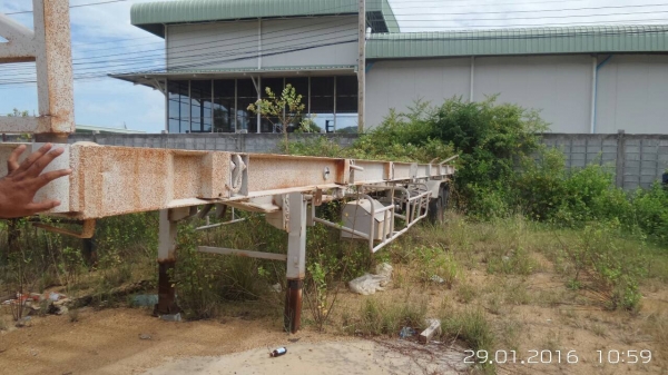 (มี5หางขายเหมา)หางพื้นเรียบยาว12ม.2คาน..เล่มพร้อม4หาง สภาพดีใช้ได้ สีไม่สวย แค่จอดไว้..ขายเหมา 600000.