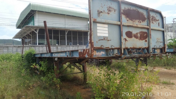 (มี5หางขายเหมา)หางพื้นเรียบยาว12ม.2คาน..เล่มพร้อม4หาง สภาพดีใช้ได้ สีไม่สวย แค่จอดไว้..ขายเหมา 600000.